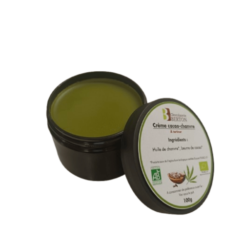 crema de cacao y cáñamo ecológica
